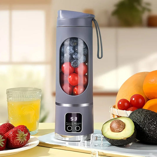 (Purple)Portable USB Charging Blender & Juicer - Easy to Clean, Suitable for Fruit and Vegetable Drinks, Smoothies - Capacity Ranging from 10.14 oz to 16.91 oz