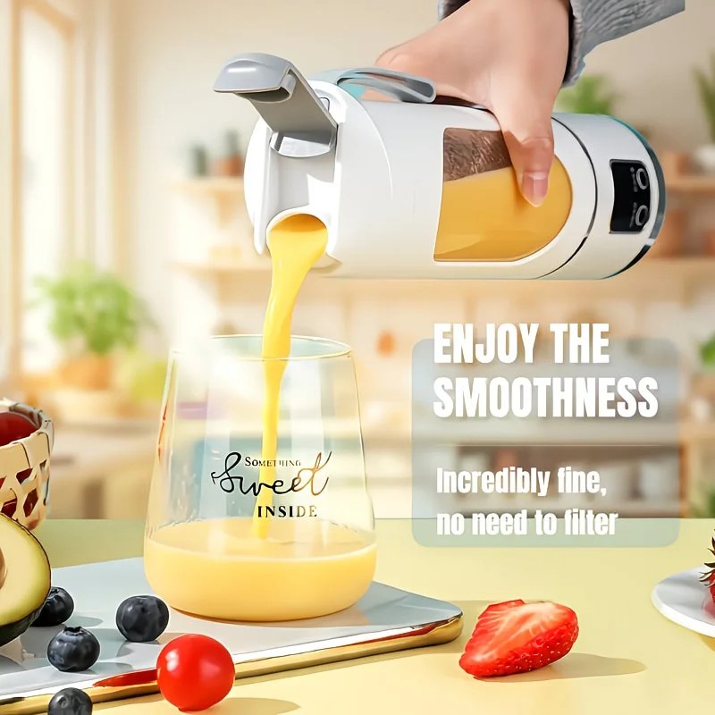 (Purple)Portable USB Charging Blender & Juicer - Easy to Clean, Suitable for Fruit and Vegetable Drinks, Smoothies - Capacity Ranging from 10.14 oz to 16.91 oz