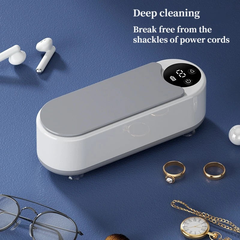 Smart Ultrasonic Cleaner: Renew Your Glasses and Jewelry with 360° Deep Cleaning