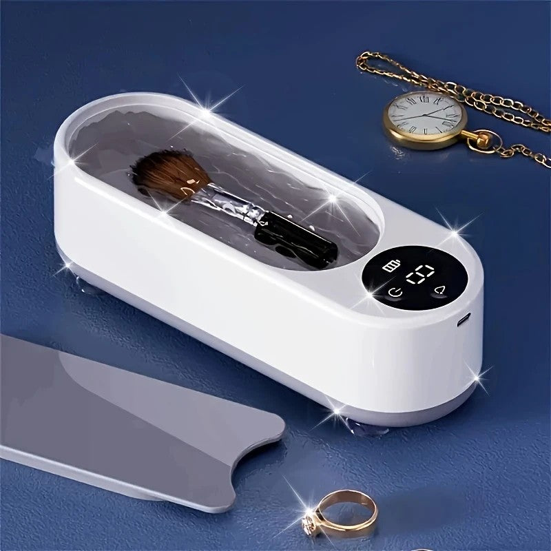 Smart Ultrasonic Cleaner: Renew Your Glasses and Jewelry with 360° Deep Cleaning