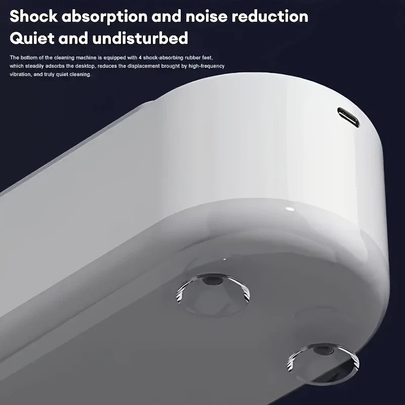 Smart Ultrasonic Cleaner: Renew Your Glasses and Jewelry with 360° Deep Cleaning