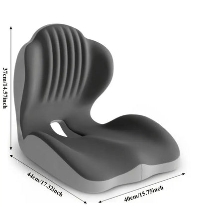 Ergonomic Memory Foam Seat Cushion provides comfortable lumbar and back support, suitable for office chairs and car seats. Reduces pressure and relieves back pain, lightweight and portable with moderate softness, a thoughtful gift for family and friends.
