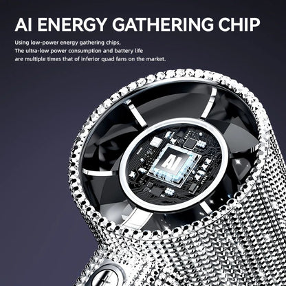 Colored diamond/Diamond - style Handheld Mini Fan, Exquisite and Long - lasting Battery Life