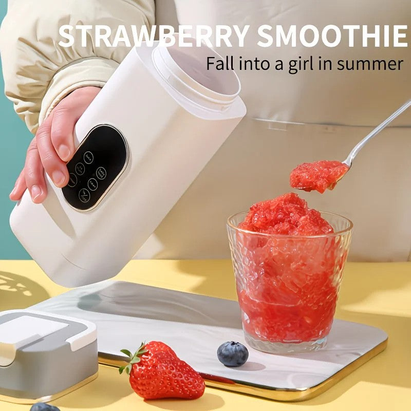 Portable Wireless Fresh Juice Maker: Freshness in a Cup, Anywhere, Anytime.  white
