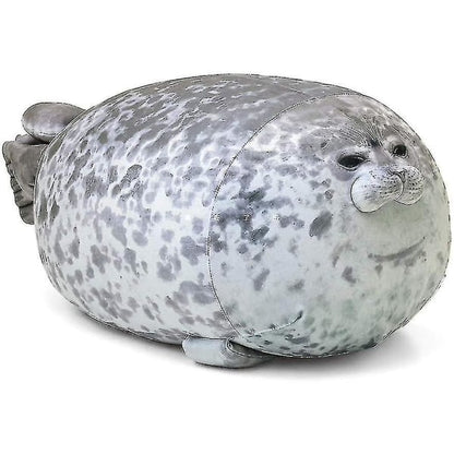 60cm seal pillow, chubby blob seal pillow Cute seal stuffed animal cotton plush toy Pillow Co