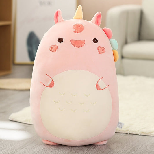 Squishmallow Pillow Doll Kawaii Animal Fat Dinosaur Pillow Plush 80cm Unicorn 60cm-max Unicorn 60cm