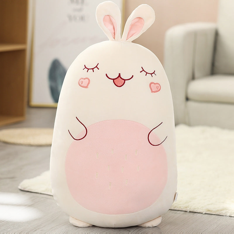 Squishmallow Pillow Doll Kawaii Animal Fat Dinosaur Pillow Plush Unicorn Rabbit 80cm-max Rabbit 80cm