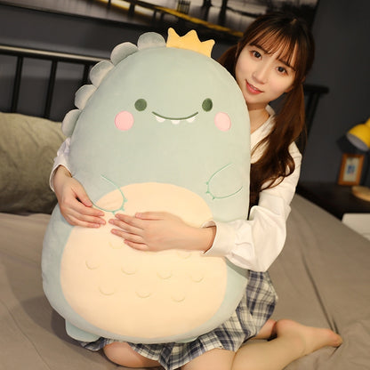 Squishmallow Pillow Doll Kawaii Animal Fat Dinosaur Pillow Plush Unicorn Rabbit 80cm-max Rabbit 80cm