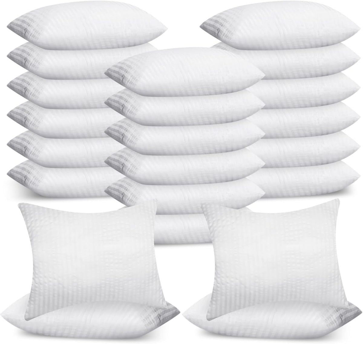 20 Pcs Standard Bed Pillows for Sleeping Soft Down Alternative Hotel Bedding Pillows Inserts for Stomach Side and Back Sleepers (20 x 26 Inch)