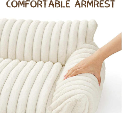 Cat Couch Bed Cute Pet Sofa Bed for Small Medium Large Cats Dogs Indoor with Non-Slip Bottom Washable Cover Fluffy Soft Comfortable Supportive Removable Cover Easy Maintenance Plush Cushion