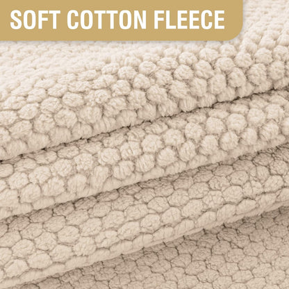 Waterproof Couch Cover Plush Sofa with Strap Soft Anti Slip Slipcovers for 4 Cushion Protector Dogs Cats Kids,36x96'',Beige Beige 1pc/36''x96''