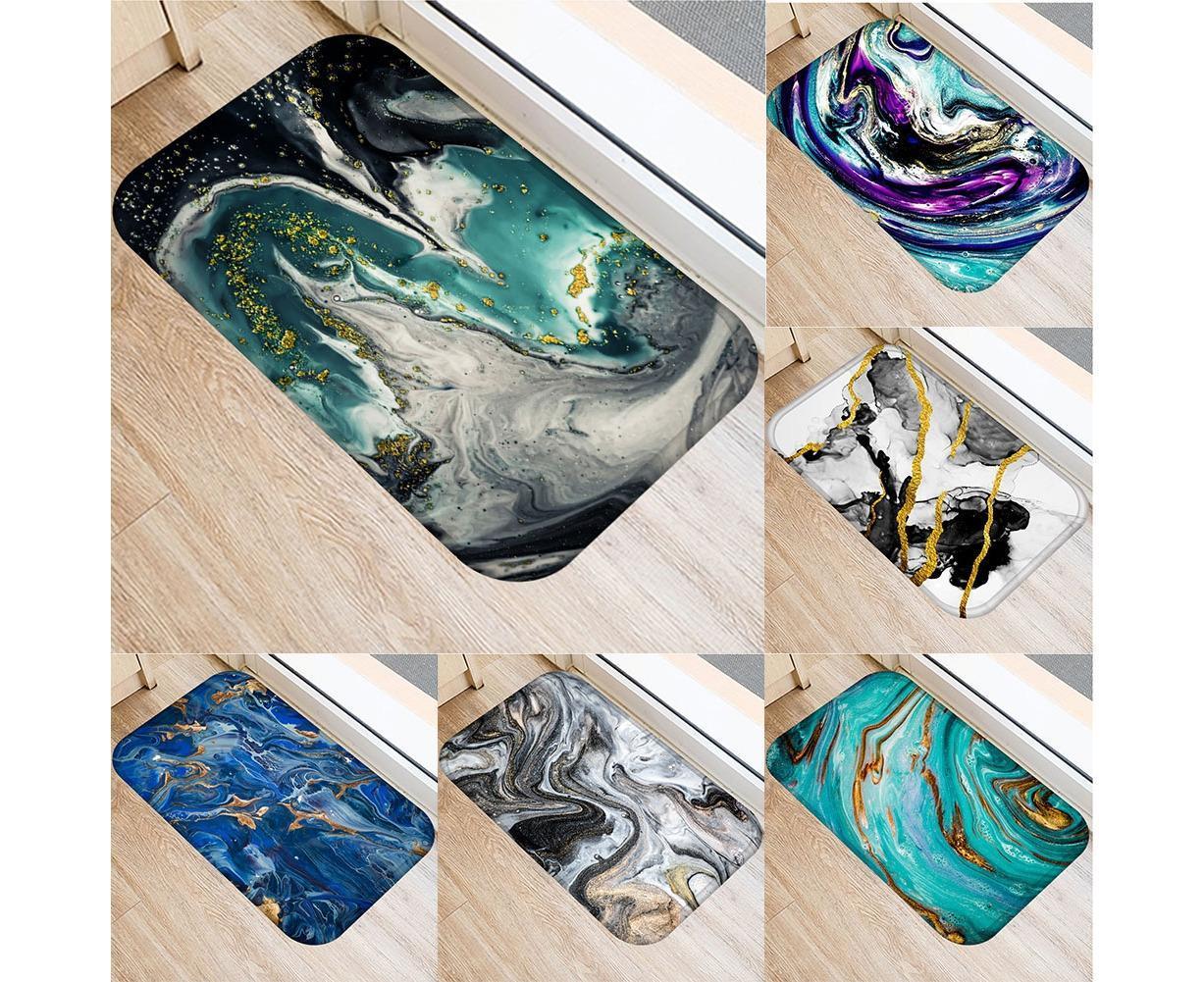 Color Palette Kitchen Hallway Mat Entrance Rug Floor Non-slip Bathroom Carpet
