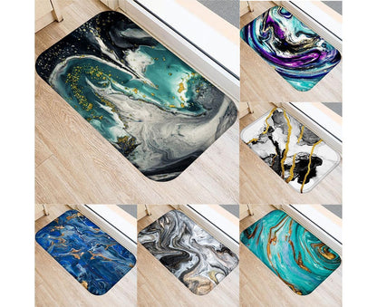Color Palette Kitchen Hallway Mat Entrance Rug Floor Non-slip Bathroom Carpet