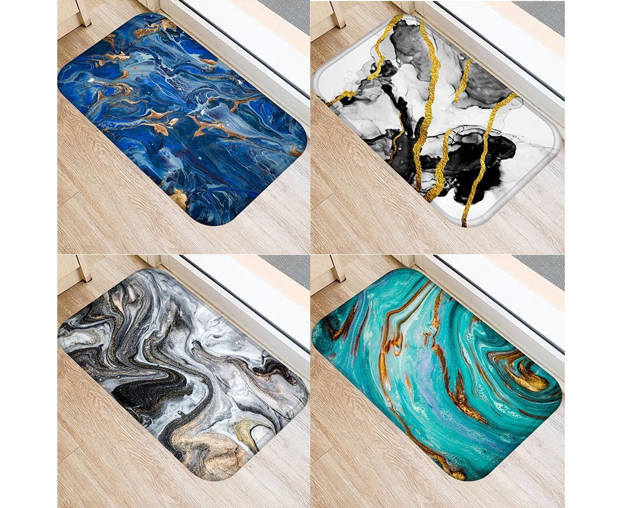 Color Palette Kitchen Hallway Mat Entrance Rug Floor Non-slip Bathroom Carpet