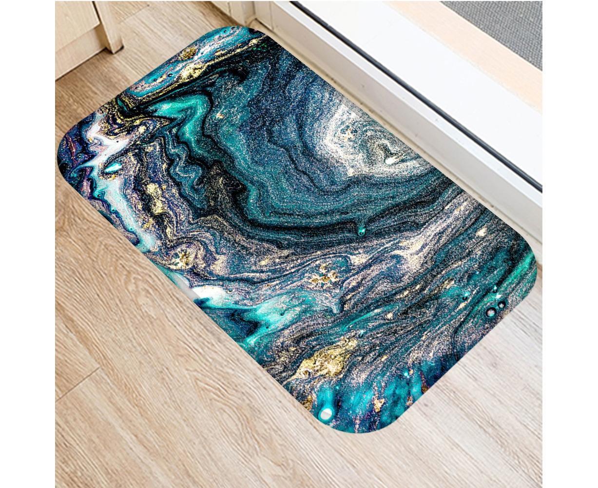 Color Palette Kitchen Hallway Mat Entrance Rug Floor Non-slip Bathroom Carpet