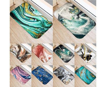 Color Palette Kitchen Hallway Mat Entrance Rug Floor Non-slip Bathroom Carpet