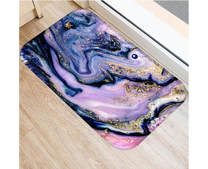 Color Palette Kitchen Hallway Mat Entrance Rug Floor Non-slip Bathroom Carpet