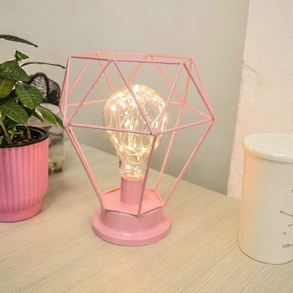 Desk Lamps Bedside Lamp Diamond Table Lamp Made of Nordic Wire Decorative USB LED Desk Lamp Battery-operated