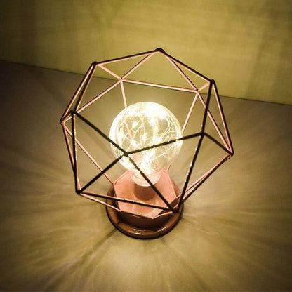Desk Lamps Bedside Lamp Diamond Table Lamp Made of Nordic Wire Decorative USB LED Desk Lamp Battery-operated