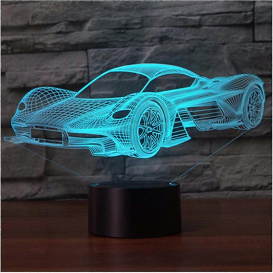 3D Optical Illusion Lamp LED Night Light Optical Illusion Night Light 16 Colors Touch Night Lamp for Bedroom Art Deco