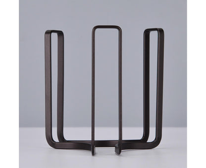 Dish Rack Practical Removable Iron Kitchen Dish Storage Rack for Kitchen-Black