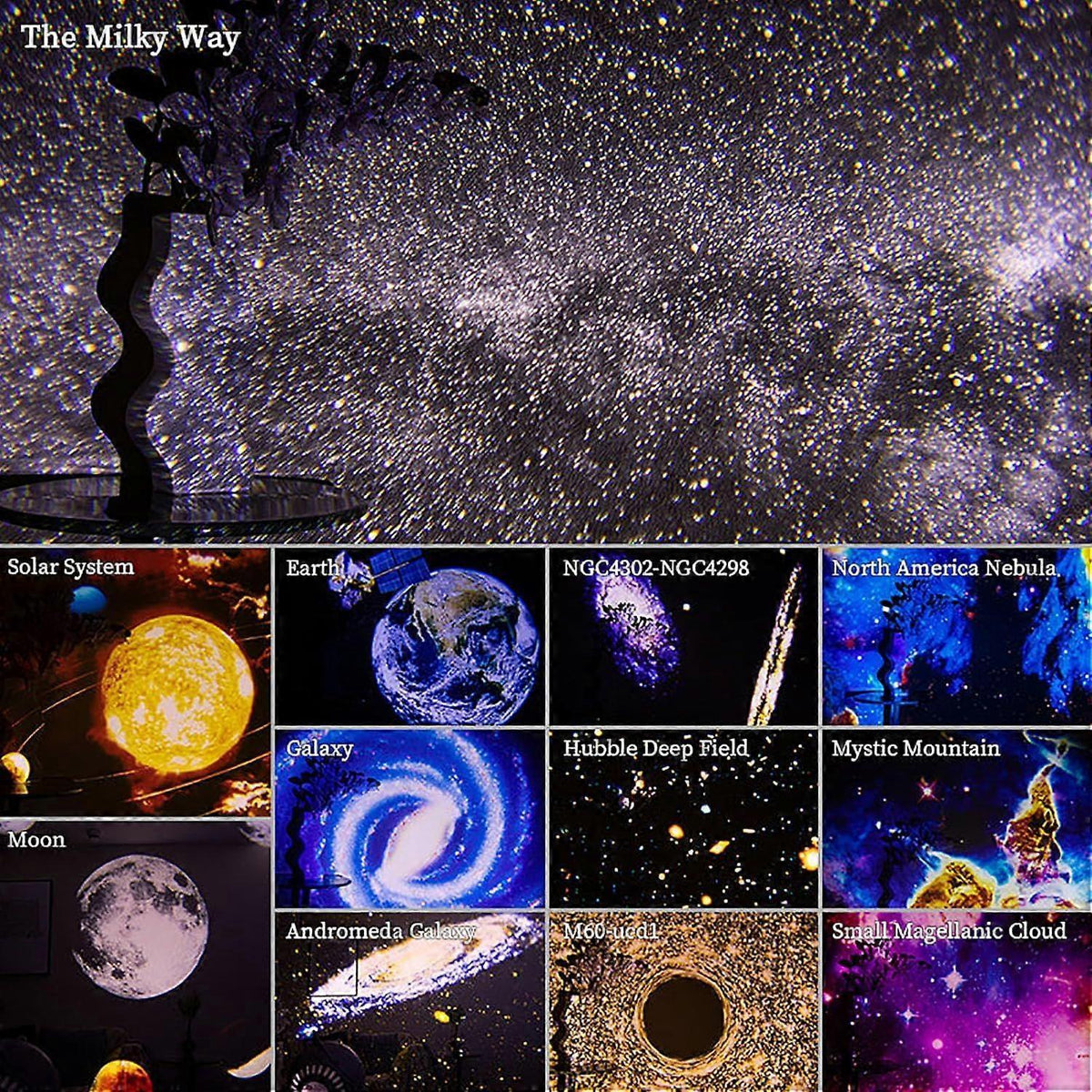 Starry Night Ceiling Projector Night Light