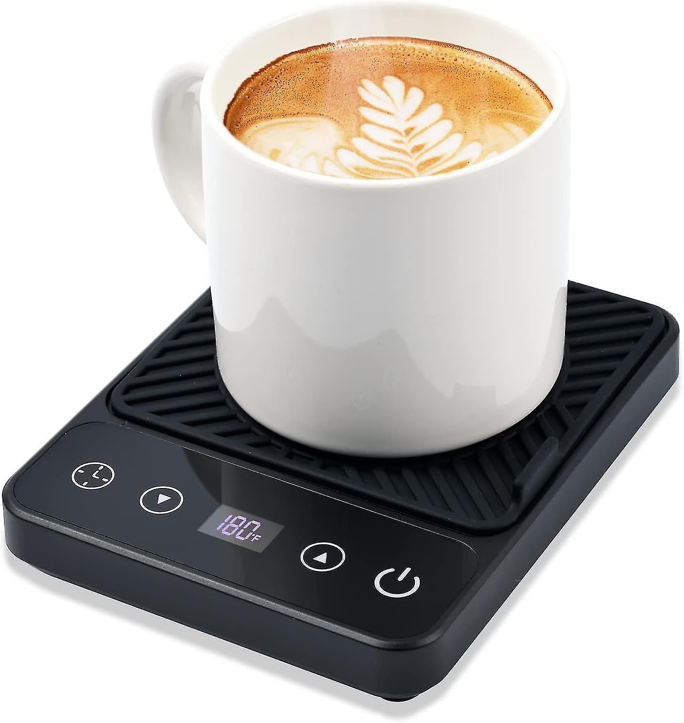 Electric Coffee Mug Warmer with Timer & 6 Temp Settings
