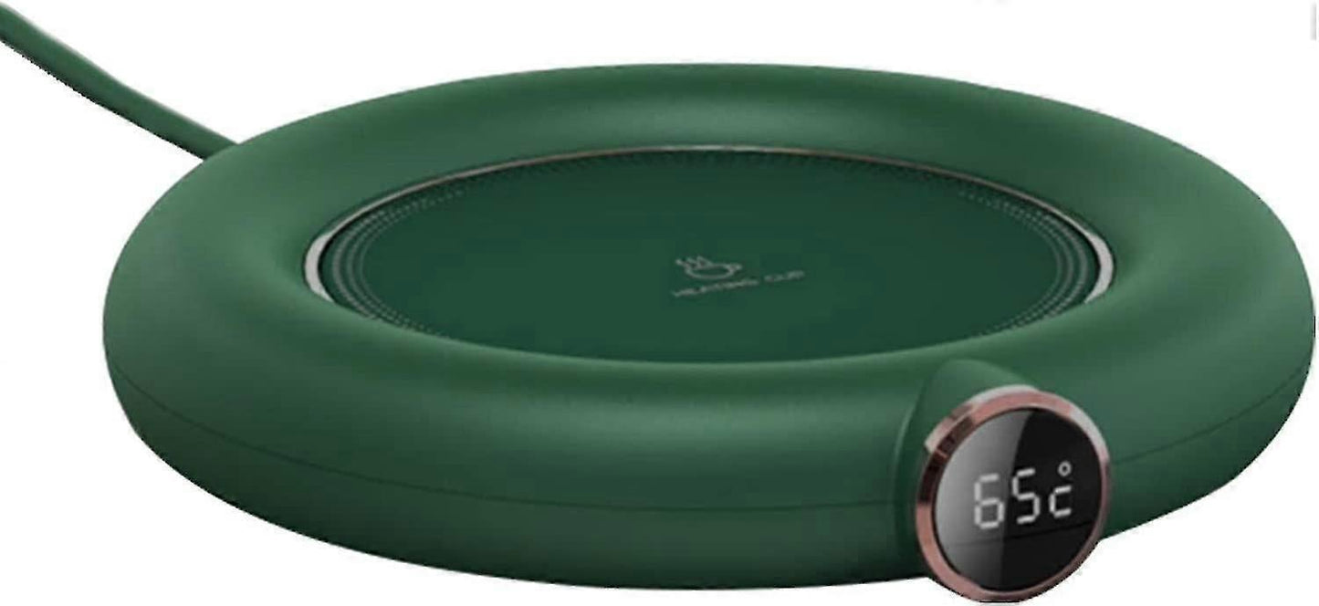 Green USB Coffee Mug Warmer, 3 Temp Electric Cup Warmer