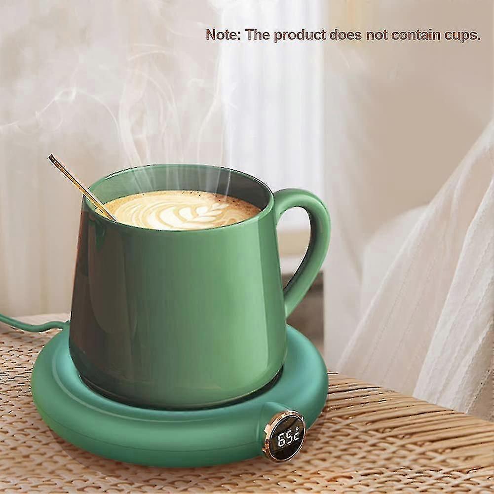 Green USB Coffee Mug Warmer, 3 Temp Electric Cup Warmer