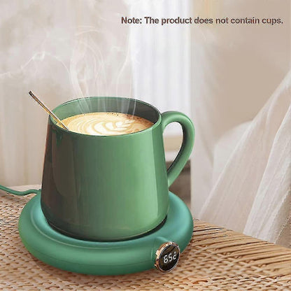 Green USB Coffee Mug Warmer, 3 Temp Electric Cup Warmer