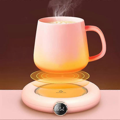 Rose USB Coffee Mug Warmer, 3 Temp Electric Cup Warmer