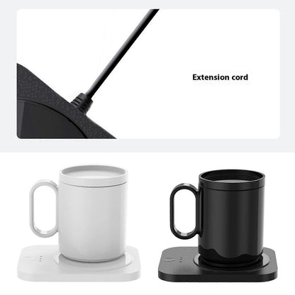 White Electric Coffee Mug Warmer, 55degree Constant Temp Cup Warmer