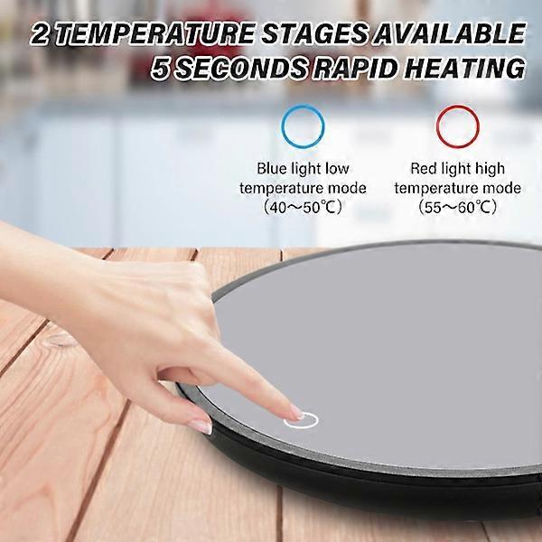 Electric Mug Warmer with 2 Temp Settings, Smart Portable Drink Warmer