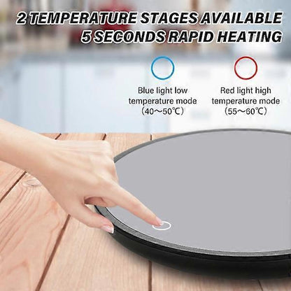 Electric Mug Warmer with 2 Temp Settings, Smart Portable Drink Warmer