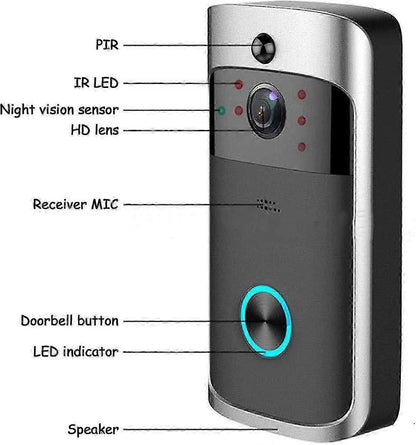 Wireless Video Doorbell Camera with Chime