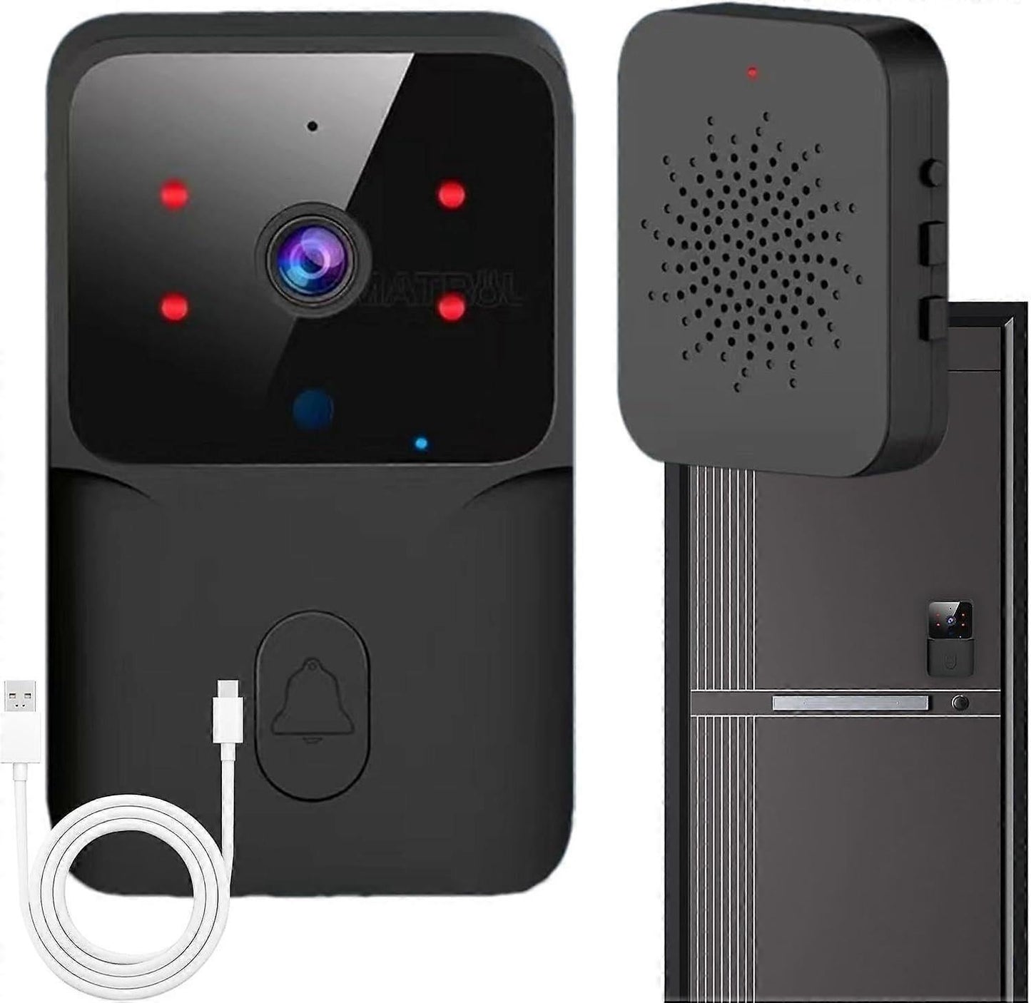 Video Doorbell Security Camera, Long Lasting Battery