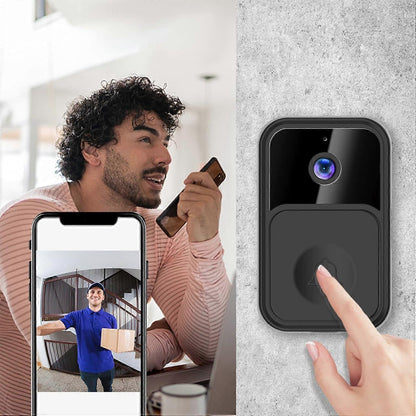 Smart WiFi Video Doorbell, Wireless Anti-Theft Camera Doorbell