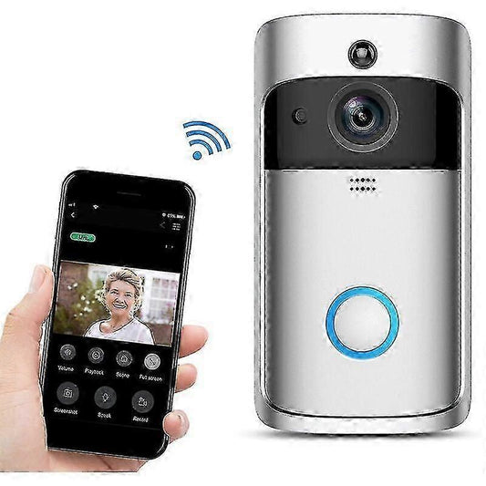 Wireless Video Doorbell Camera with Indoor Chime, Security