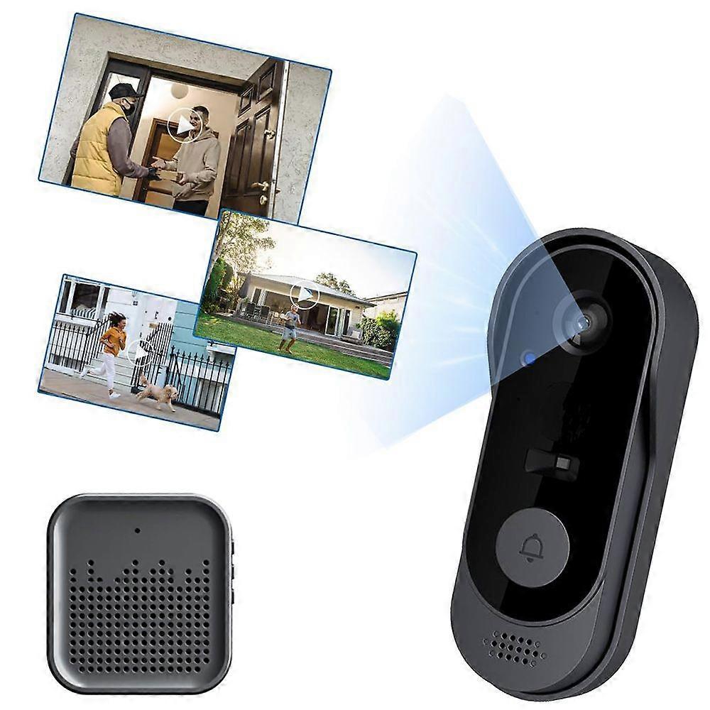 Smart Video Doorbell, Rechargeable Wireless Camera Doorbell