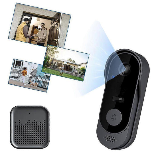 Smart Video Doorbell, Rechargeable Wireless Camera Doorbell