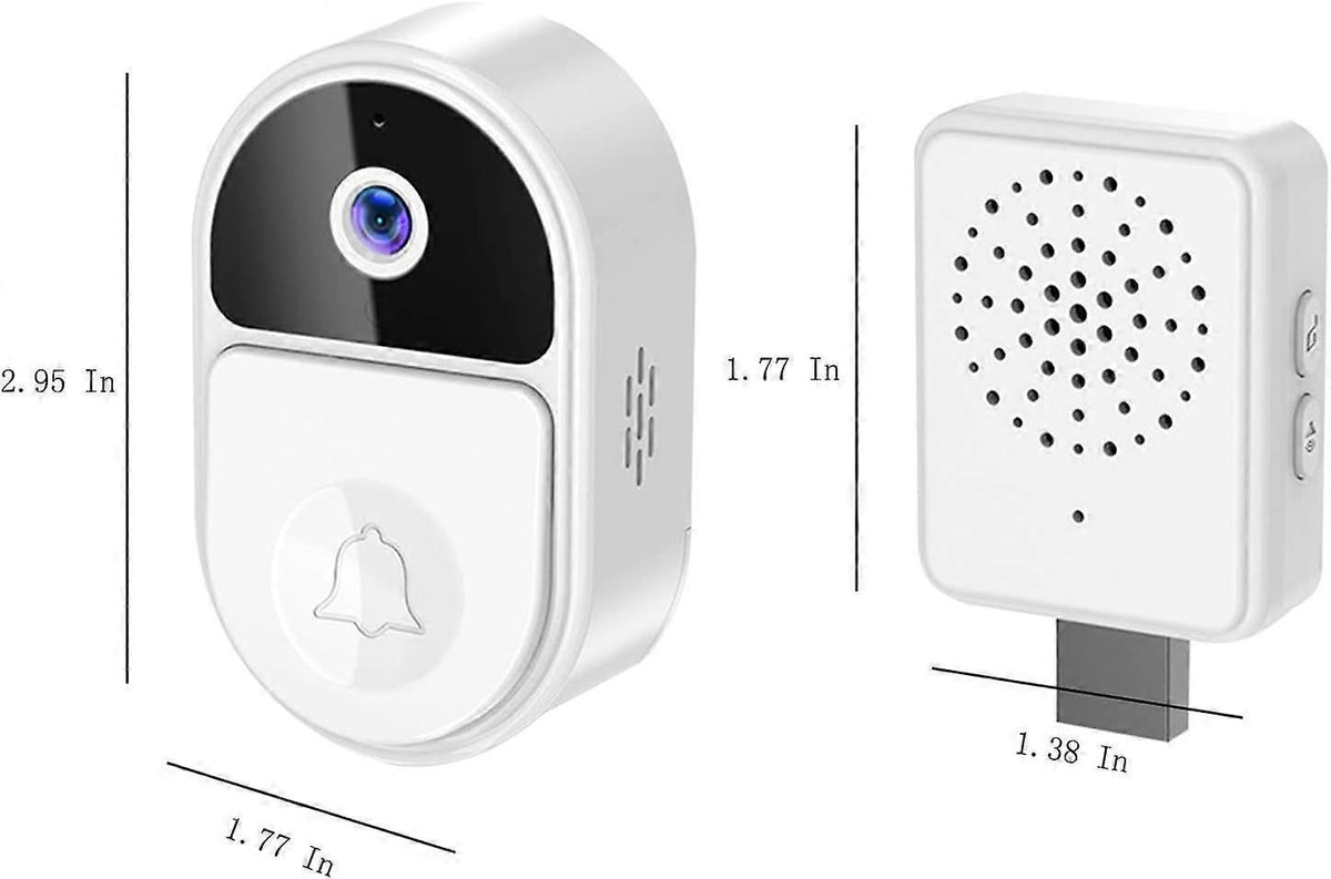 Smart Video Doorbell with Chime, HD Night Vision, Anti-Theft