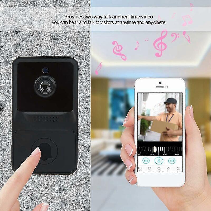 Wireless Doorbell Camera, WiFi Video Doorbell with Two-Way Audio