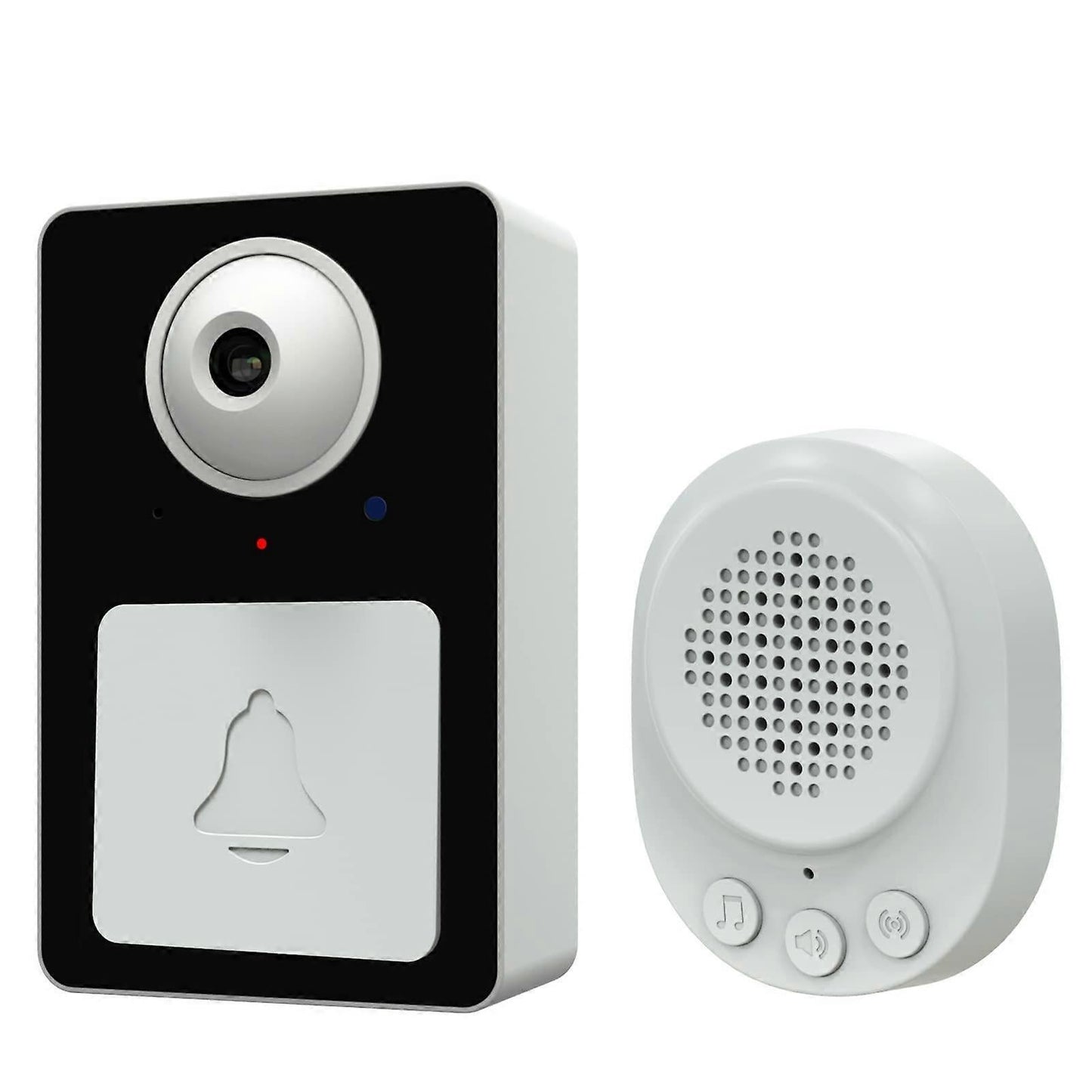Wireless Video Doorbell Camera with Chime, Rechargeable Cordless Smart Doorbell