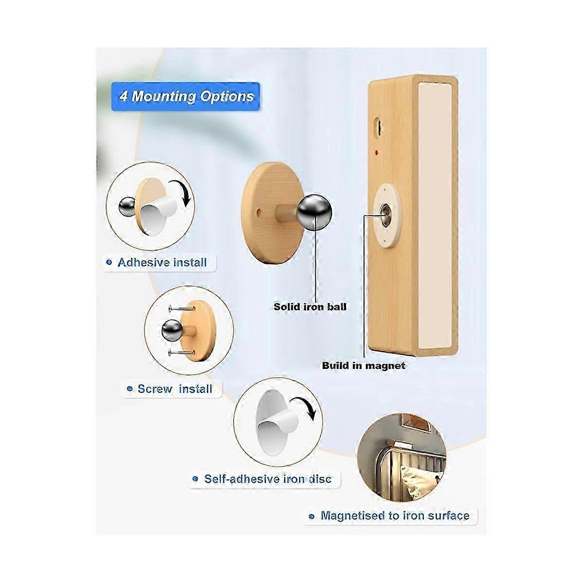 Battery Operated Wall Sconces Set of 2, Wireless LED Lights for Bedroom