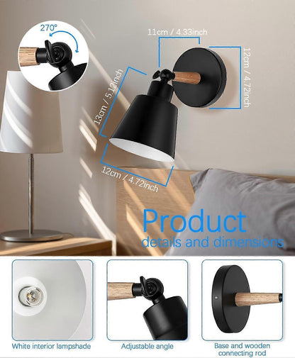 Battery Operated Wall Sconce Set of 2, Wireless LED Light with Remote, Dimmable