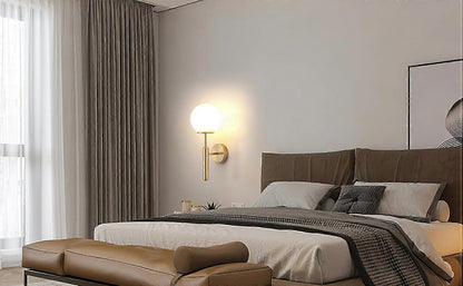 Battery Operated Wall Sconce Set of 2, Wireless Remote Dimmable LED, Gold Fabric Shade