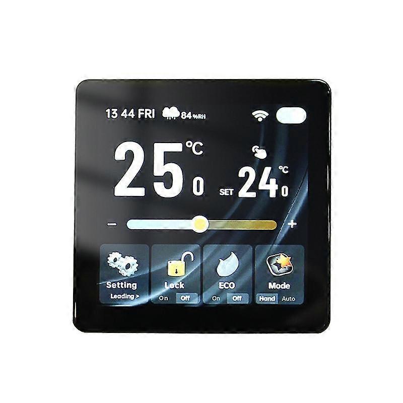 Smart Thermostat with 4-Inch LCD Screen Temperature Control for Home Heating System