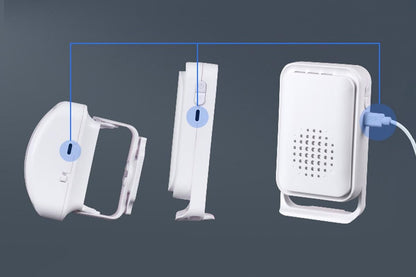 Wireless Motion Sensor Doorbell Door Chime Alarm Indoor for Business Caregiver Reminder