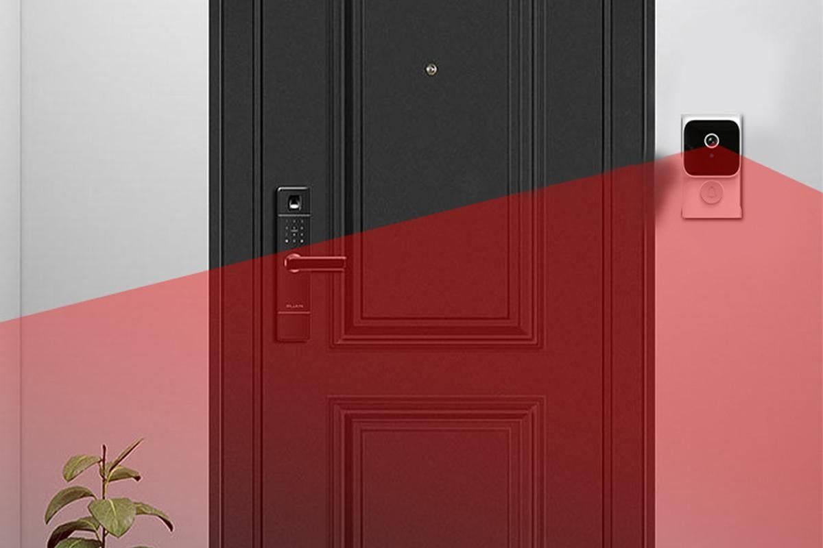 Wireless Smart Video Doorbell with Chime Intelligent Visual Doorbell View Security Doorbell Smart Doorbell