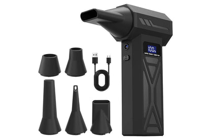 110000RPM Electric Compressed Air Duster Rechargeable Powerful Blower 4 Speed Adjustable